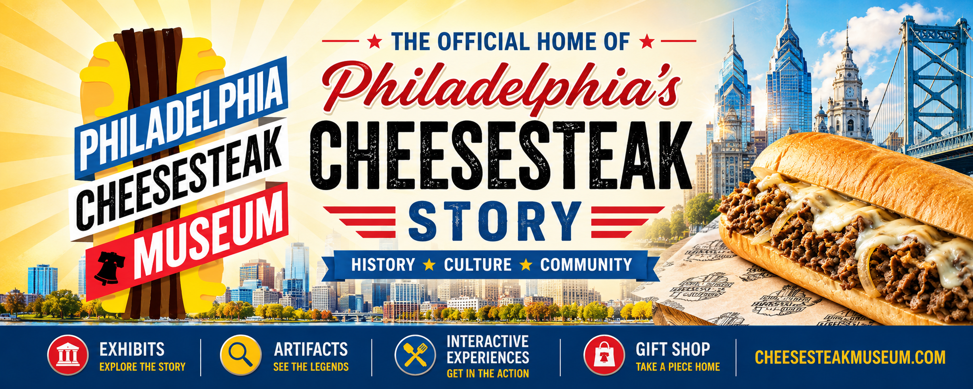 Philadelphia Cheesesteak Museum &mdash; The Official Home of Philadelphia's Cheesesteak Story: History, Culture, Community