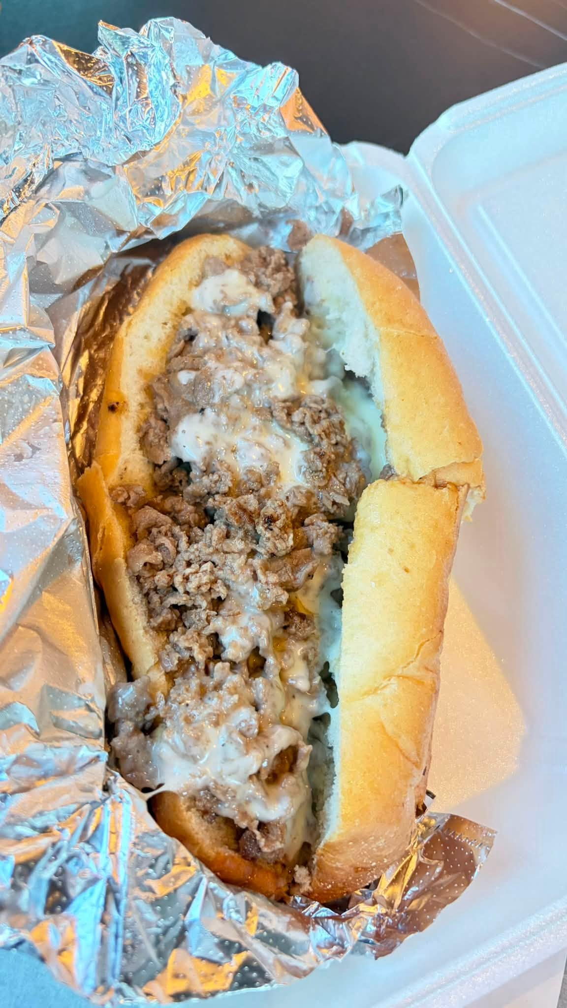 Community-submitted cheesesteak photo