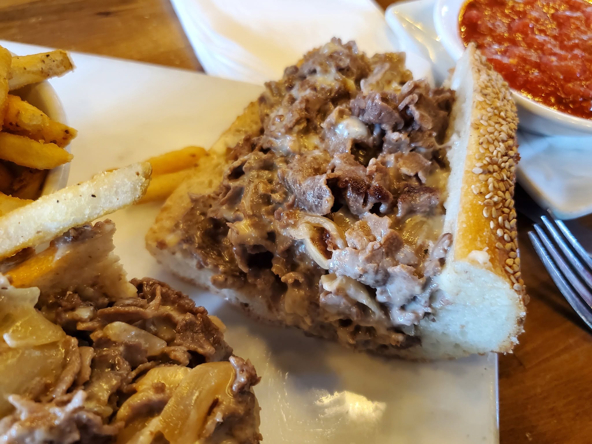 Community-submitted cheesesteak photo