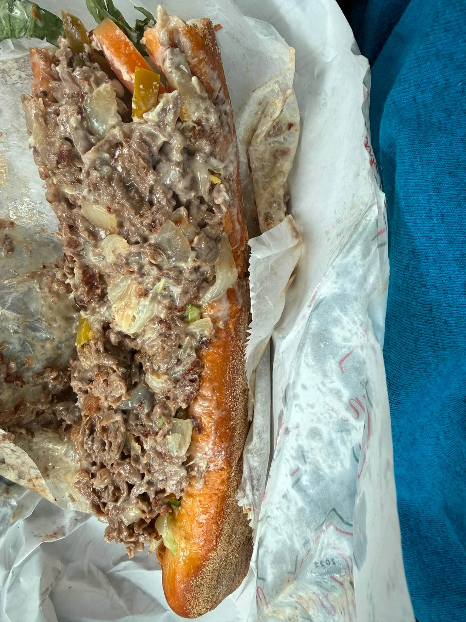 Community-submitted cheesesteak photo