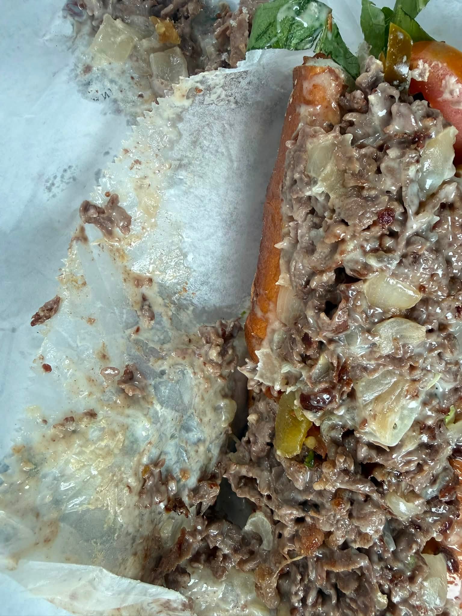 Community-submitted cheesesteak photo