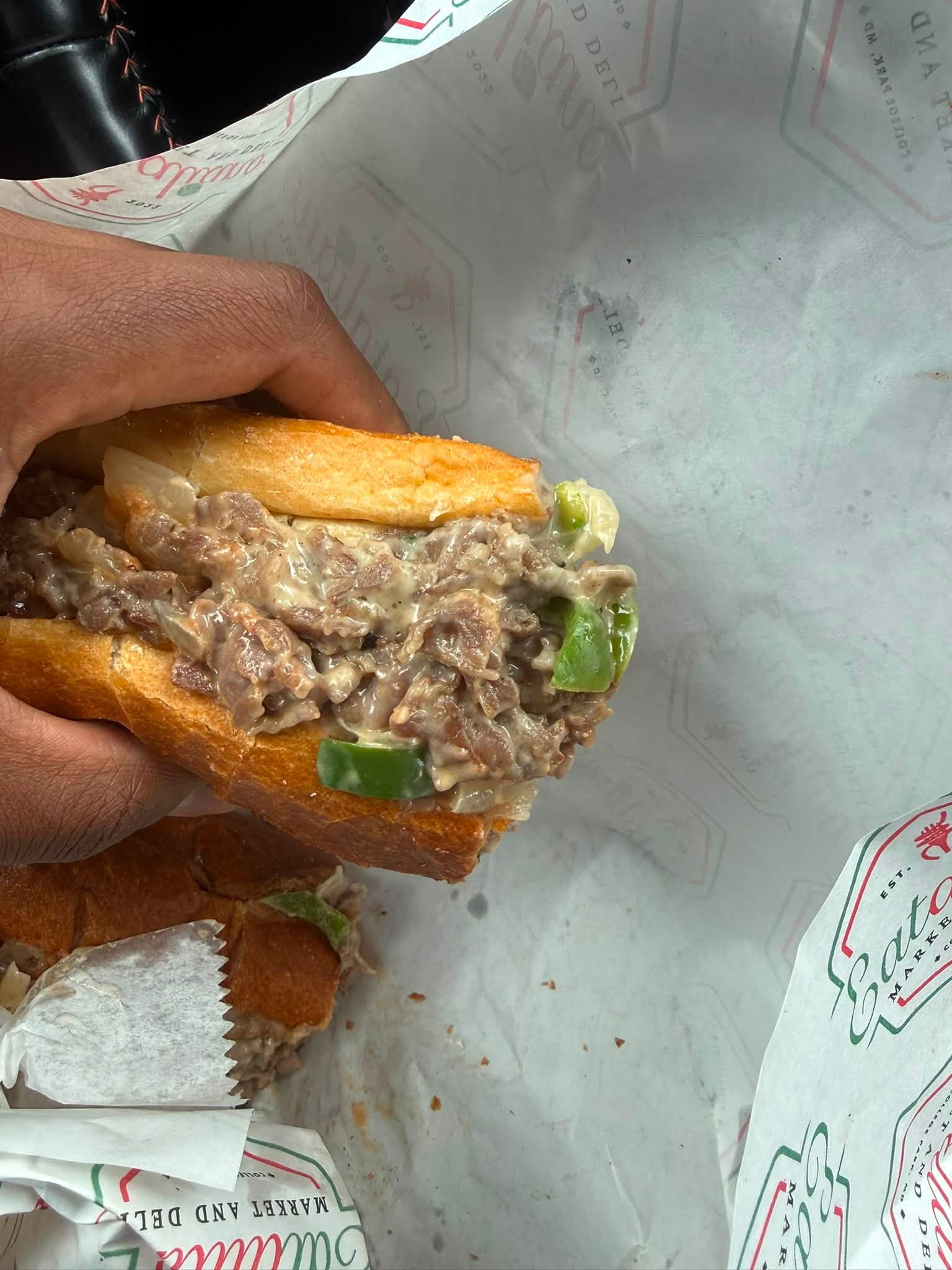 Community-submitted cheesesteak photo