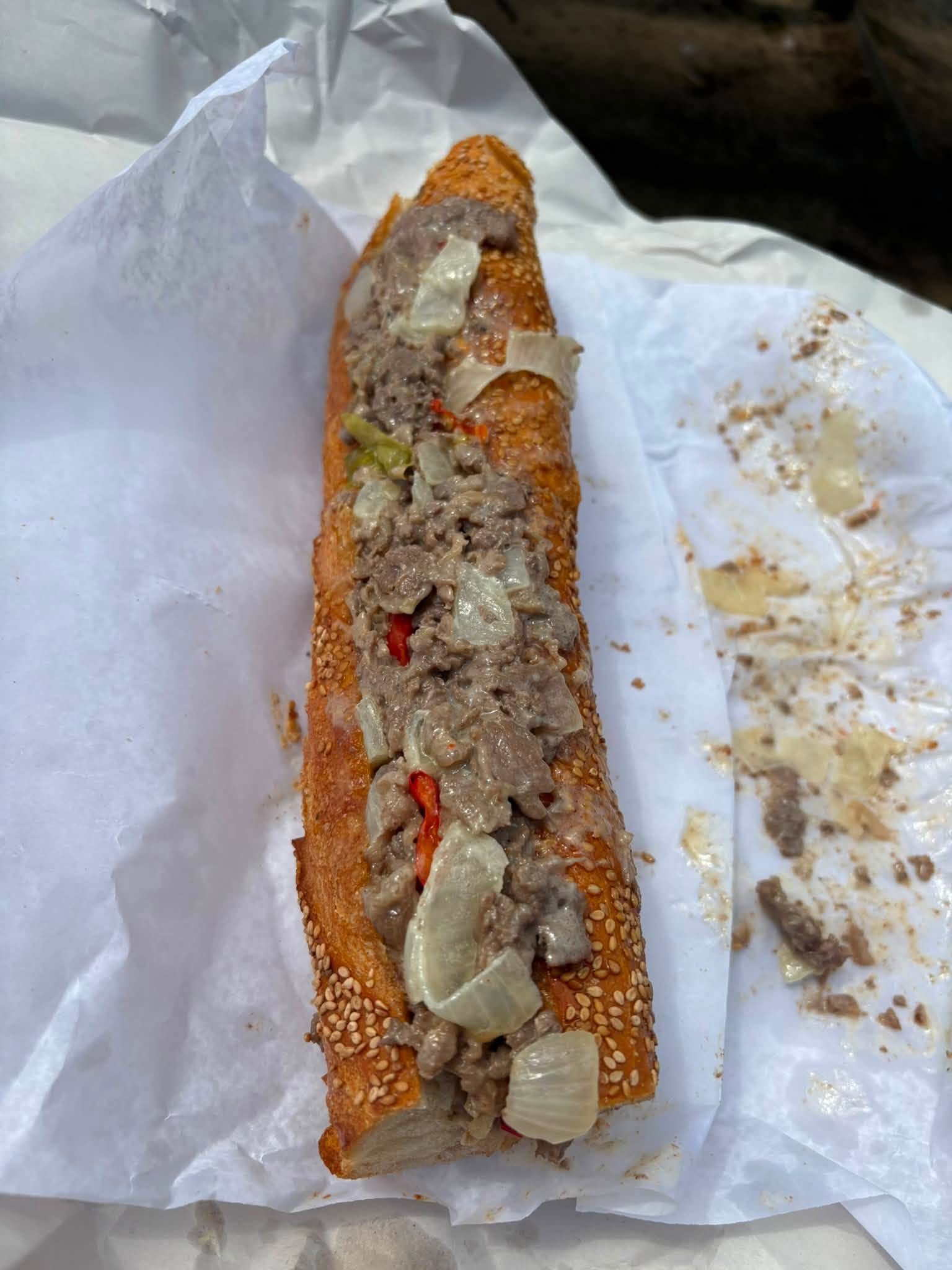 Community-submitted cheesesteak photo