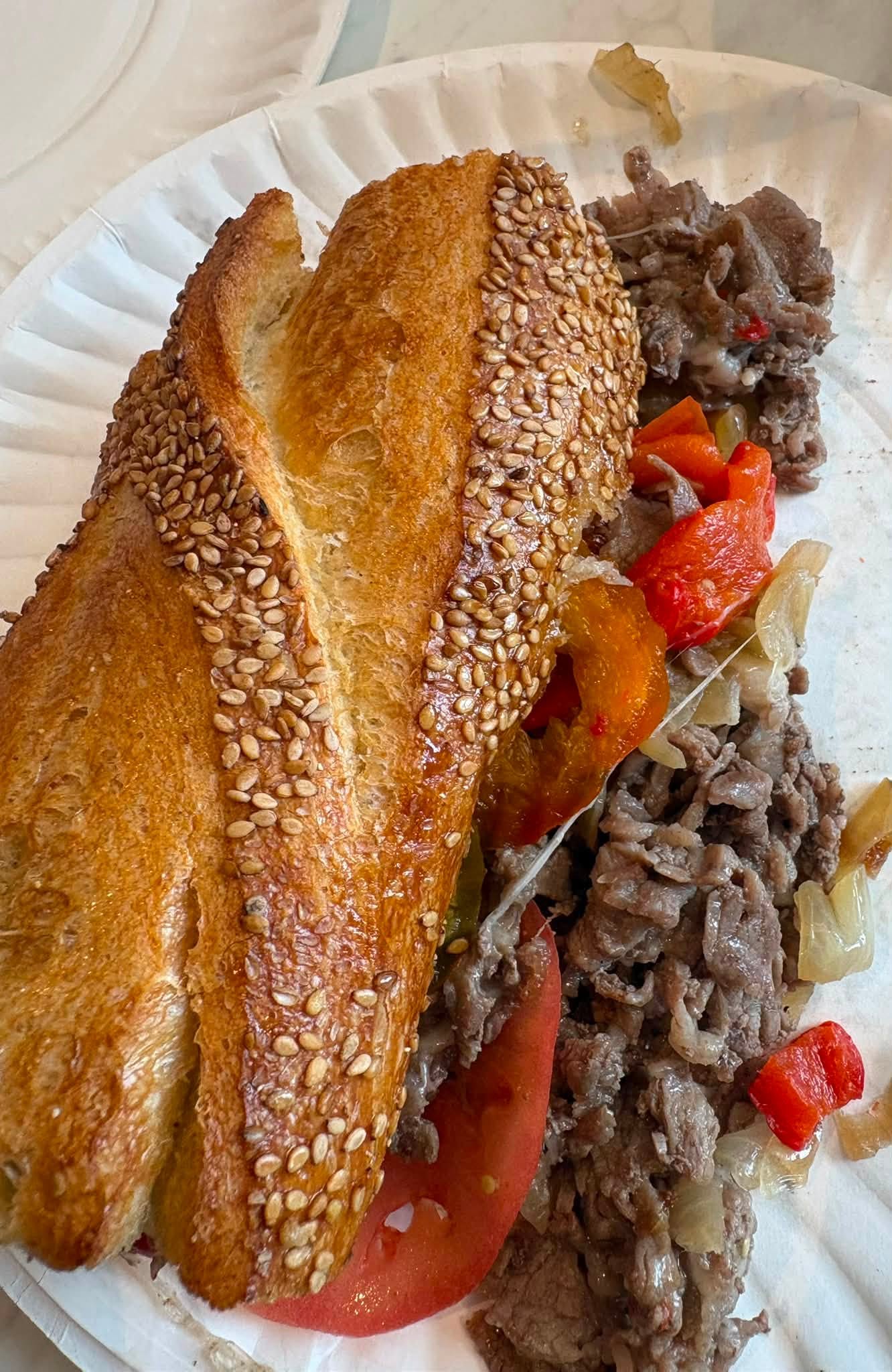 Community-submitted cheesesteak photo