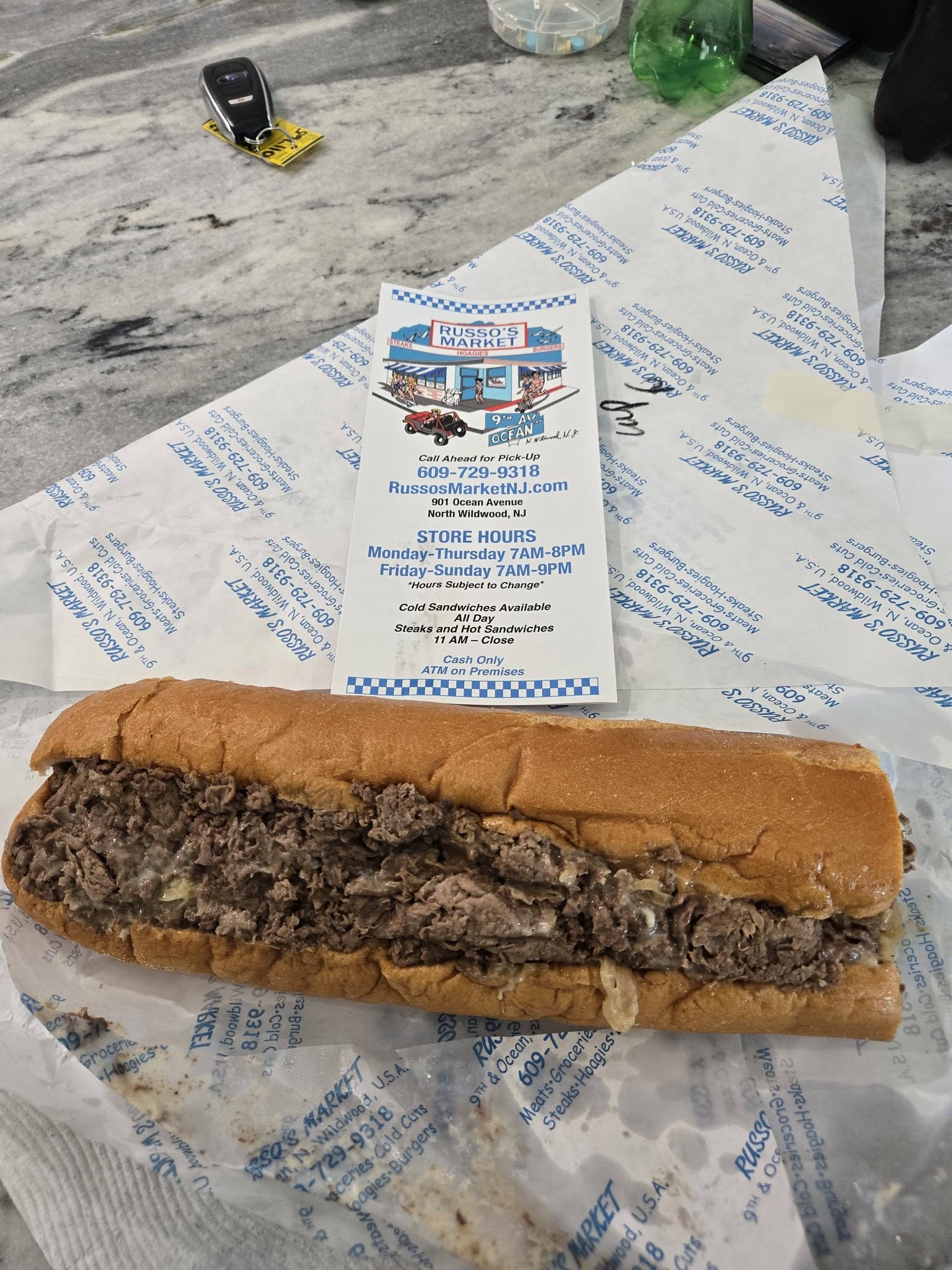 Community-submitted cheesesteak photo