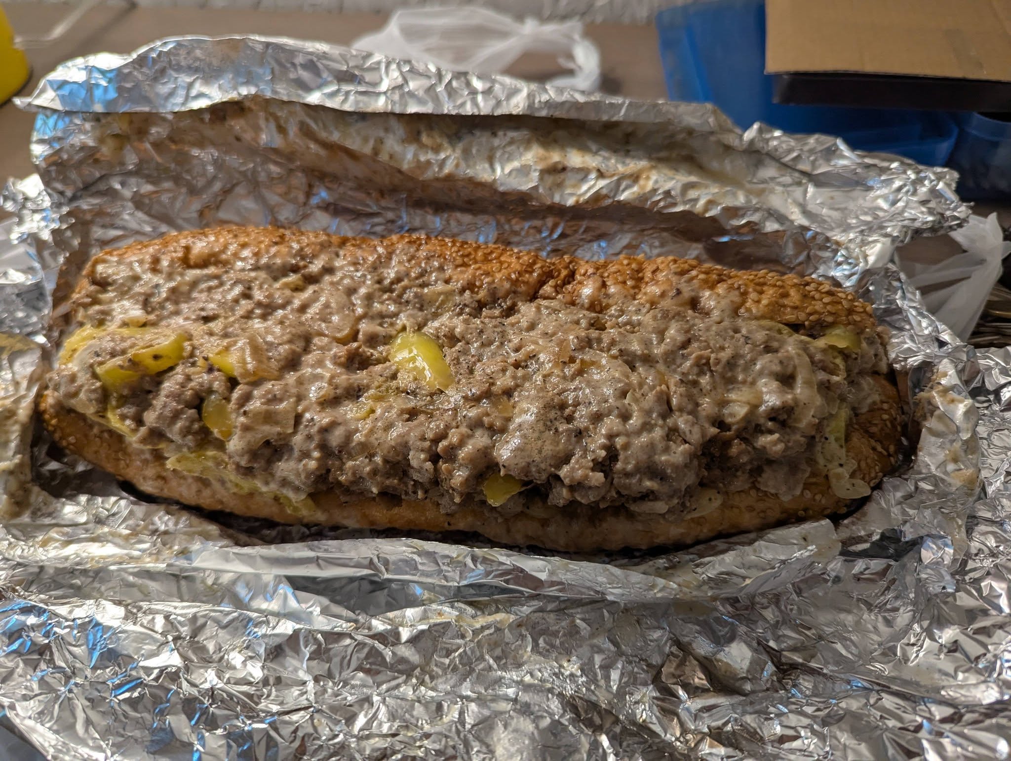 Community-submitted cheesesteak photo