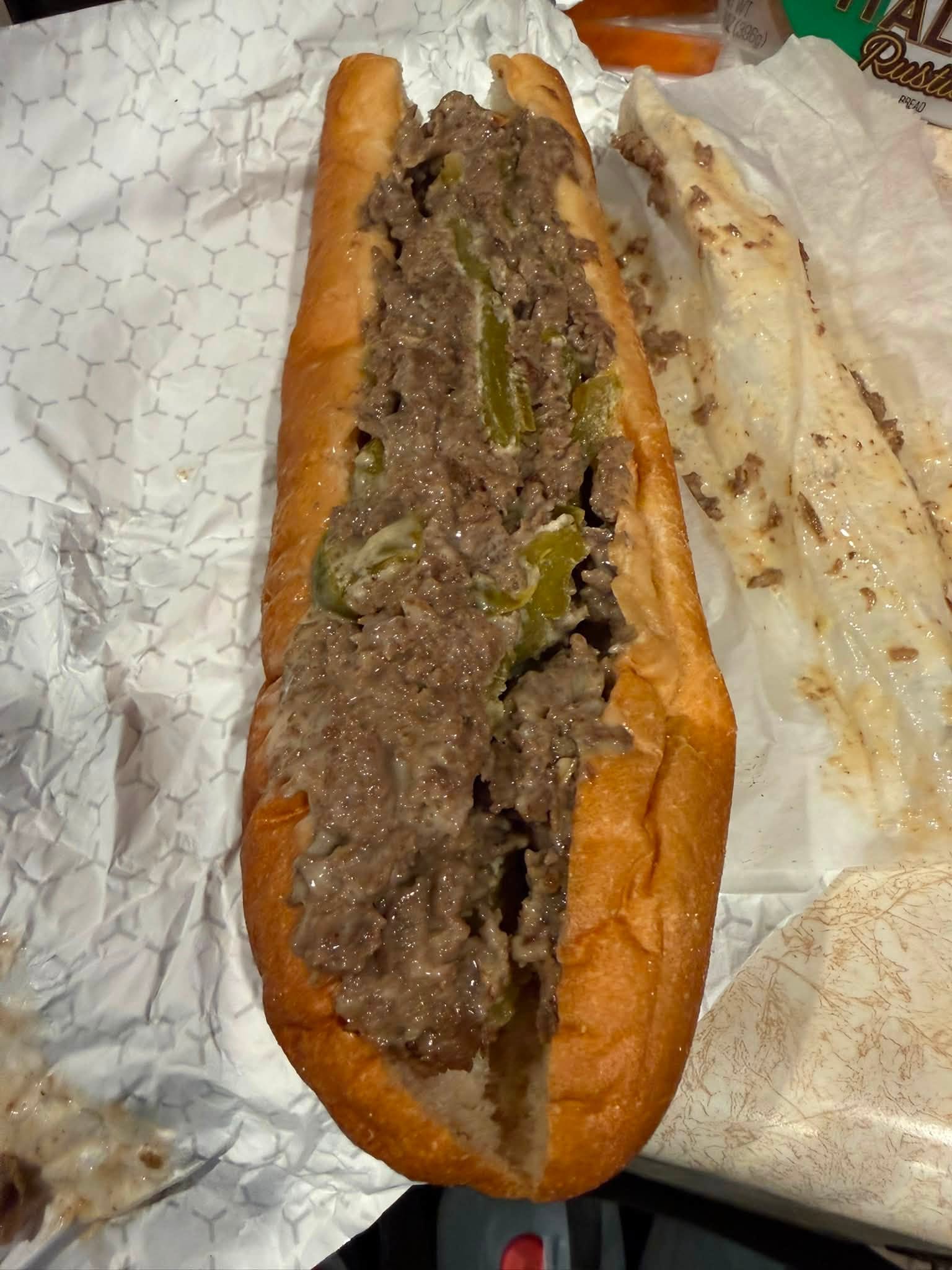 Community-submitted cheesesteak photo