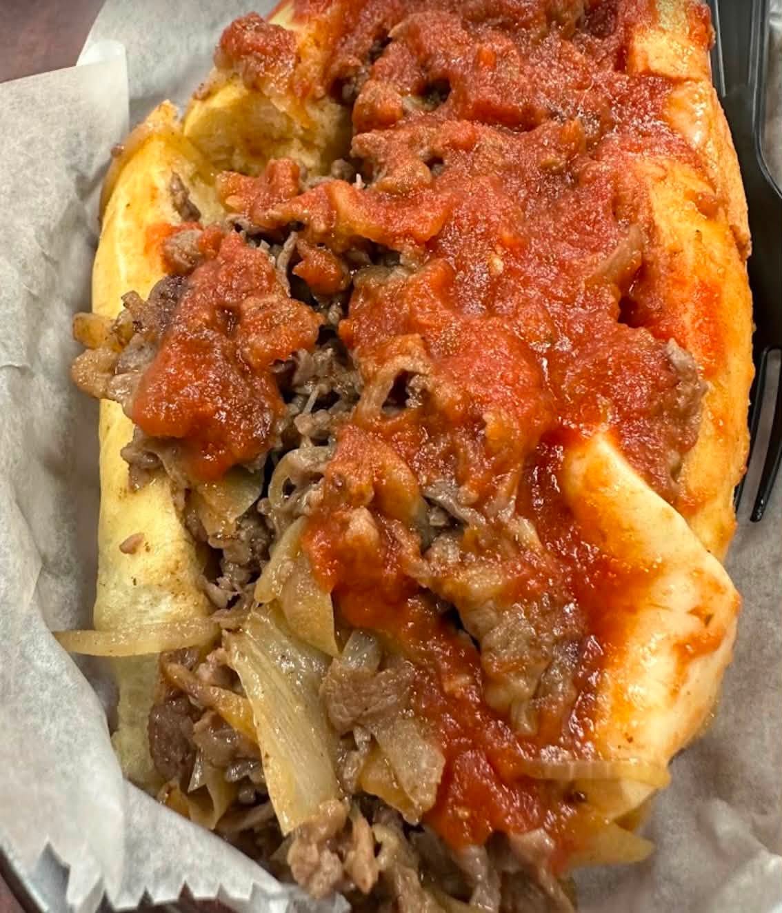 Community-submitted cheesesteak photo