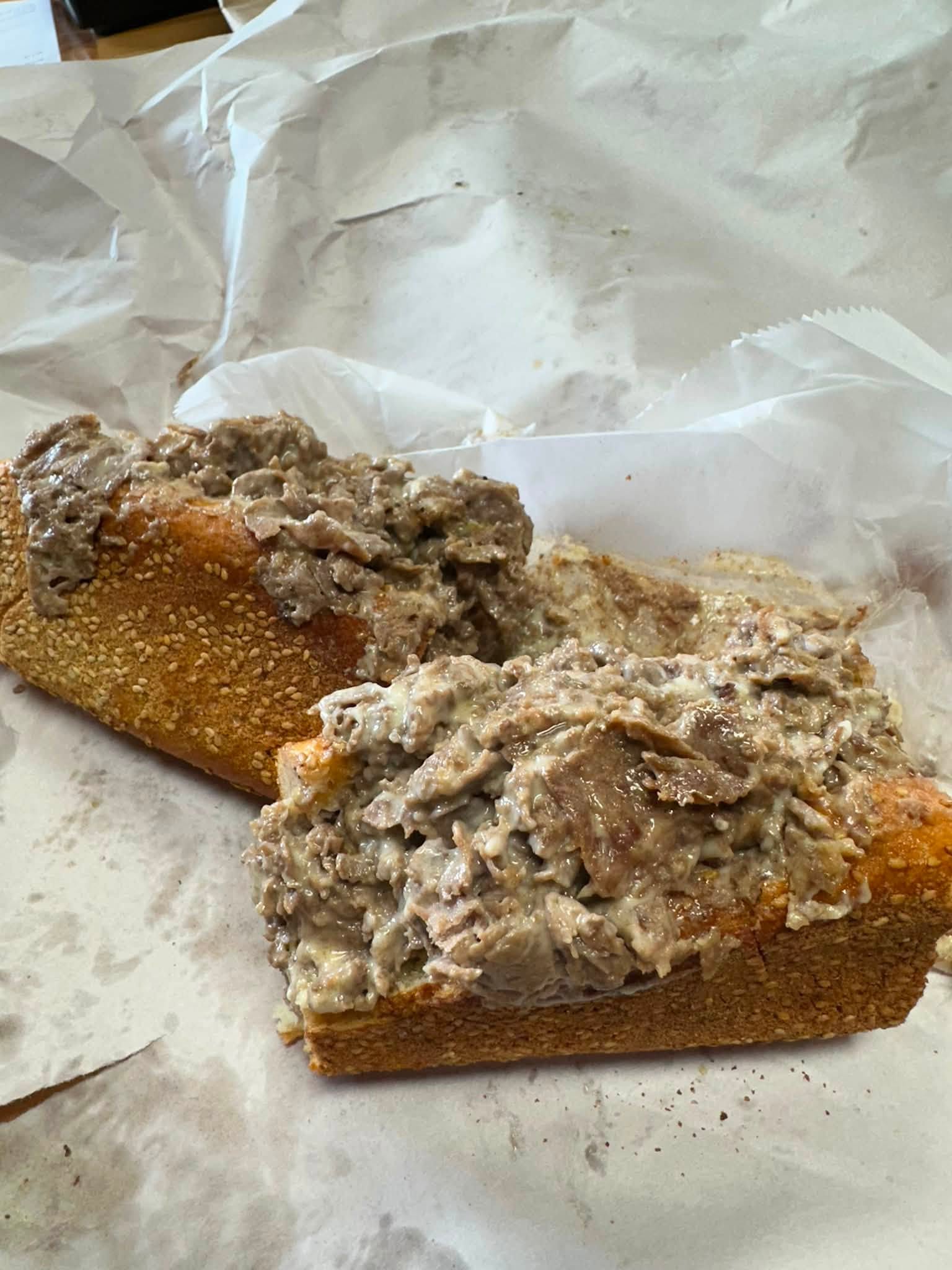Community-submitted cheesesteak photo