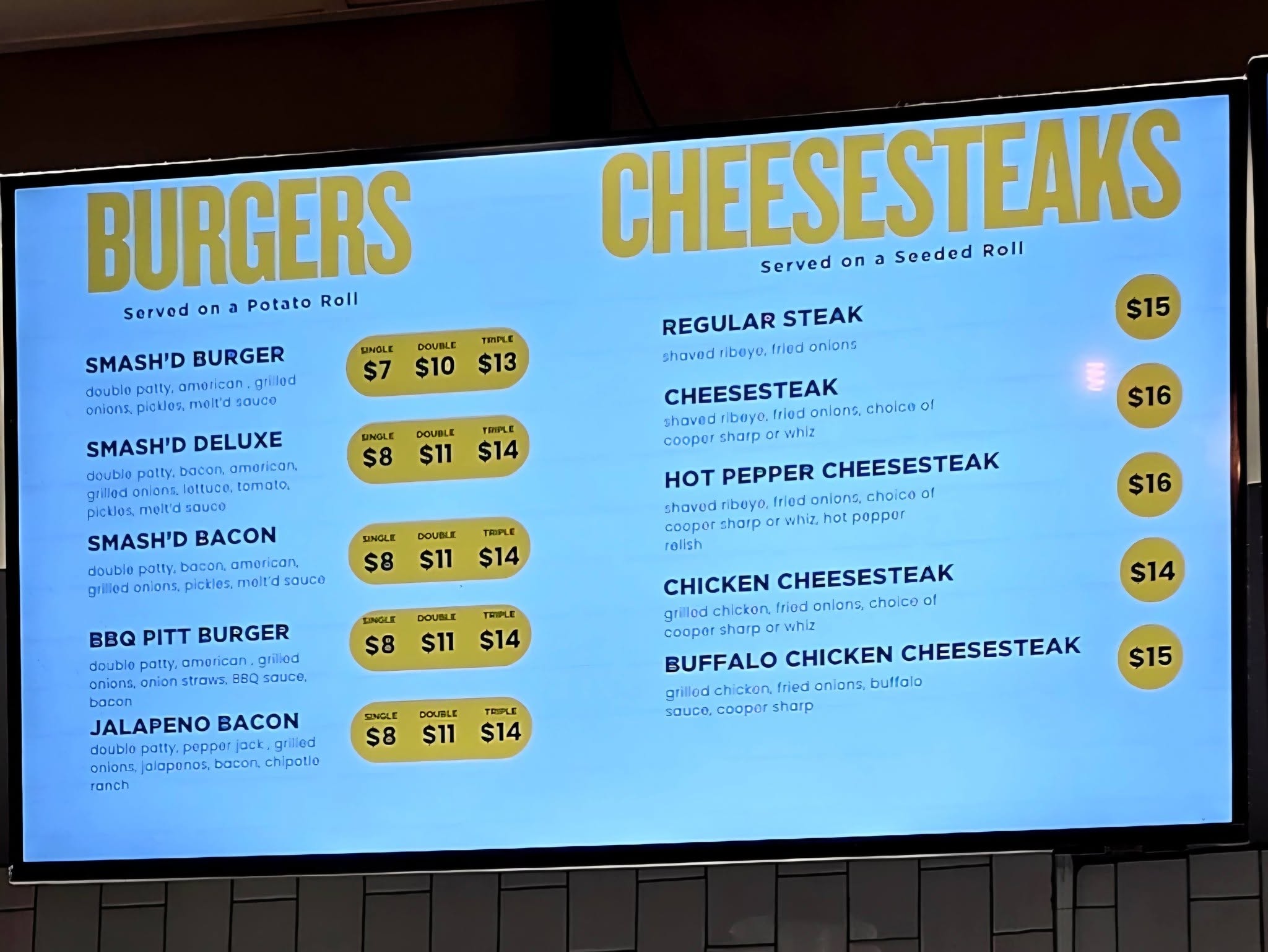 Community-submitted cheesesteak photo