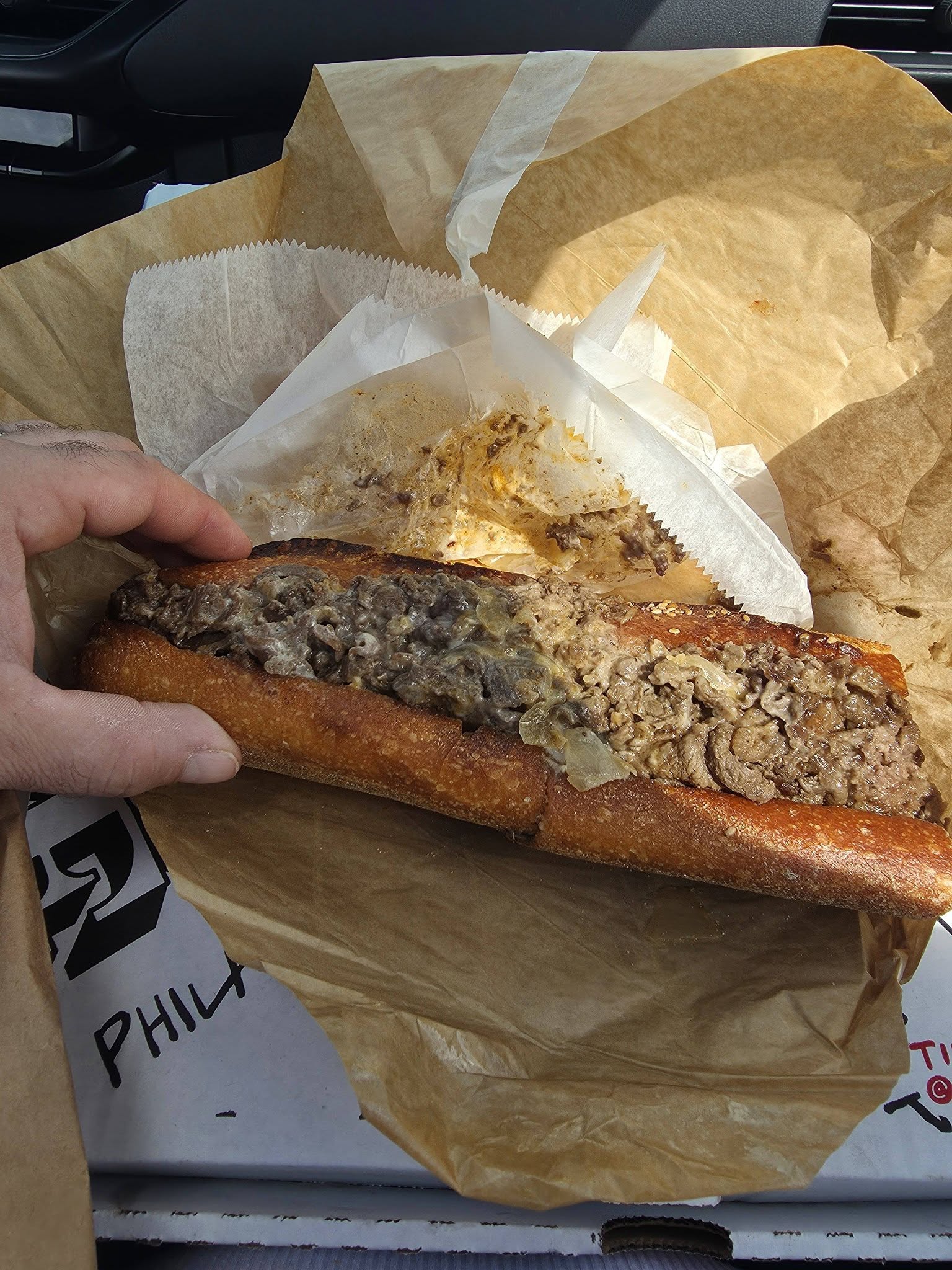 Community-submitted cheesesteak photo