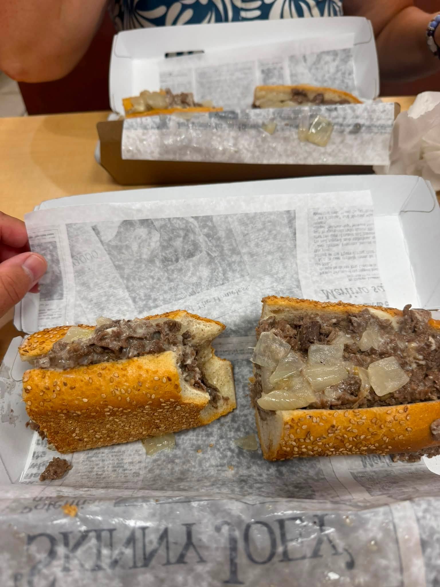 Community-submitted cheesesteak photo