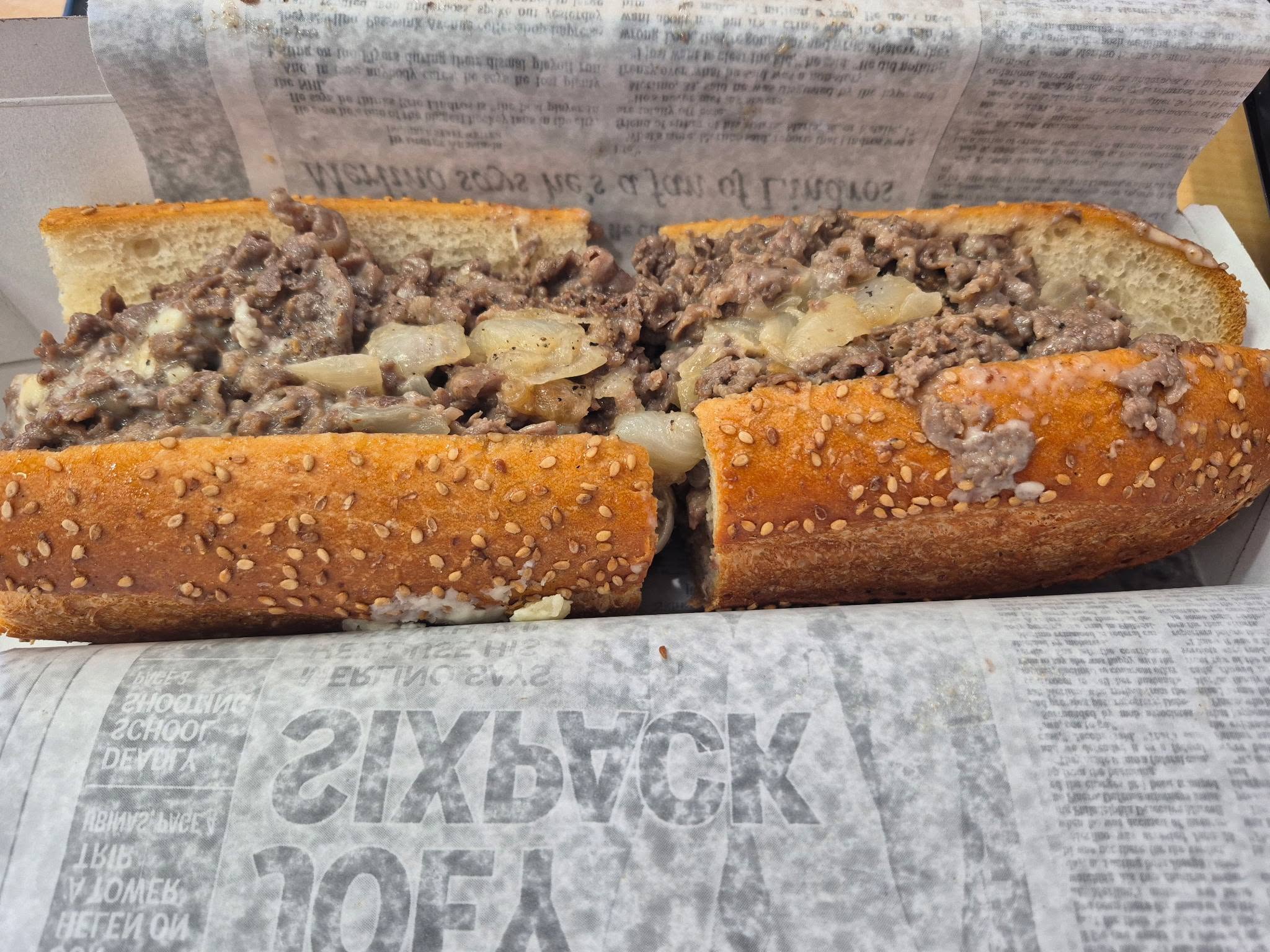Community-submitted cheesesteak photo