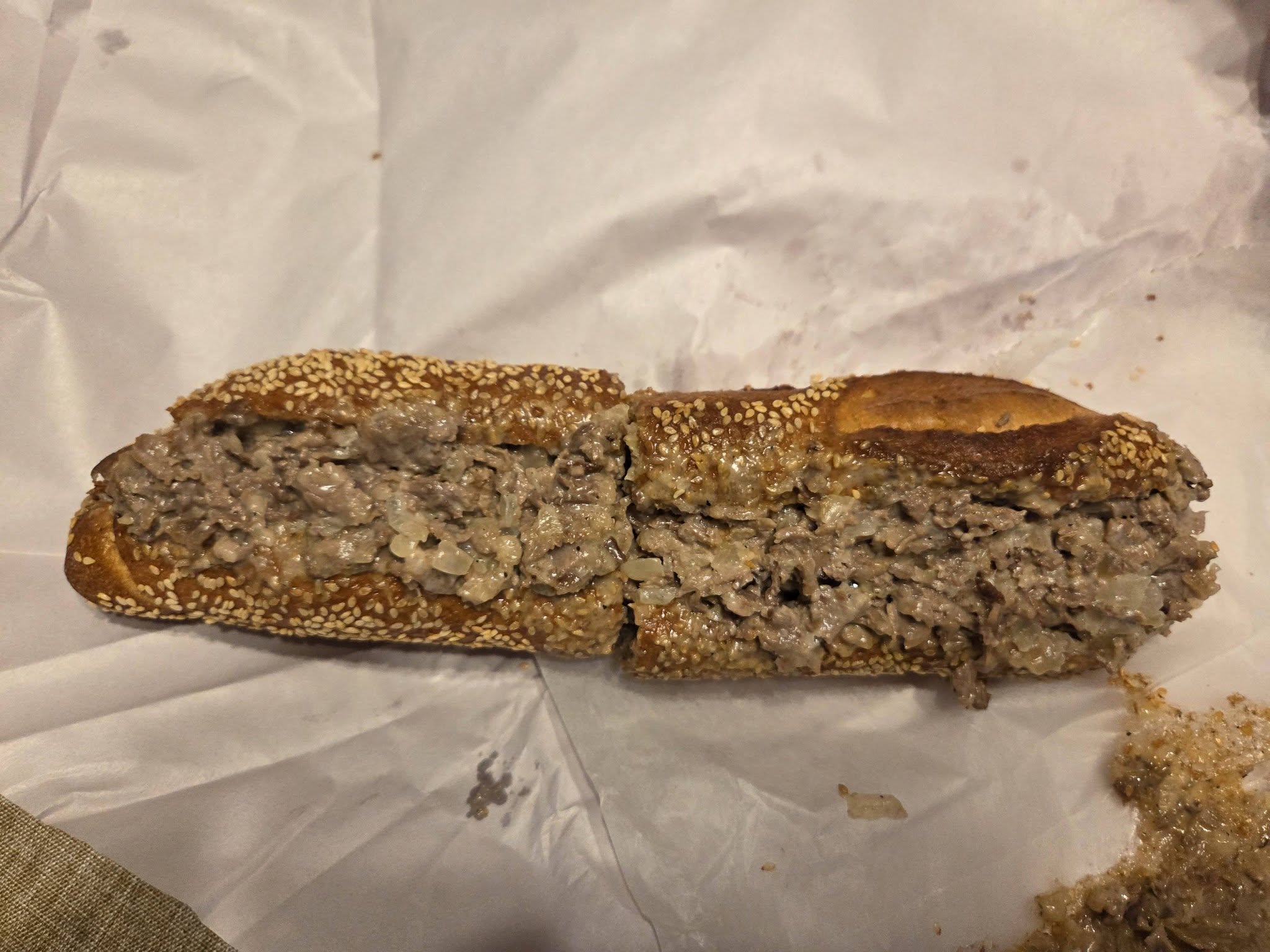 Community-submitted cheesesteak photo