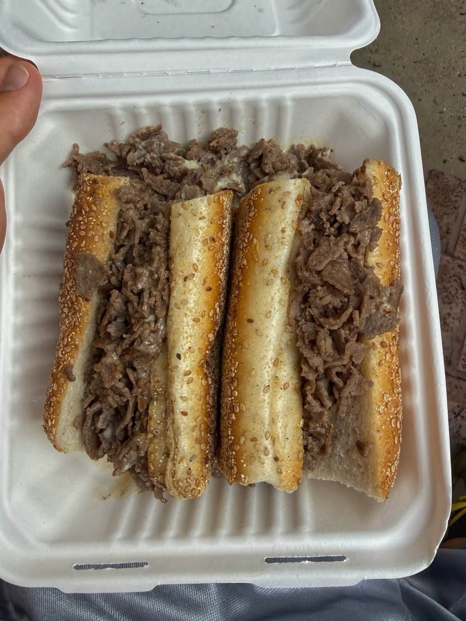 Community-submitted cheesesteak photo